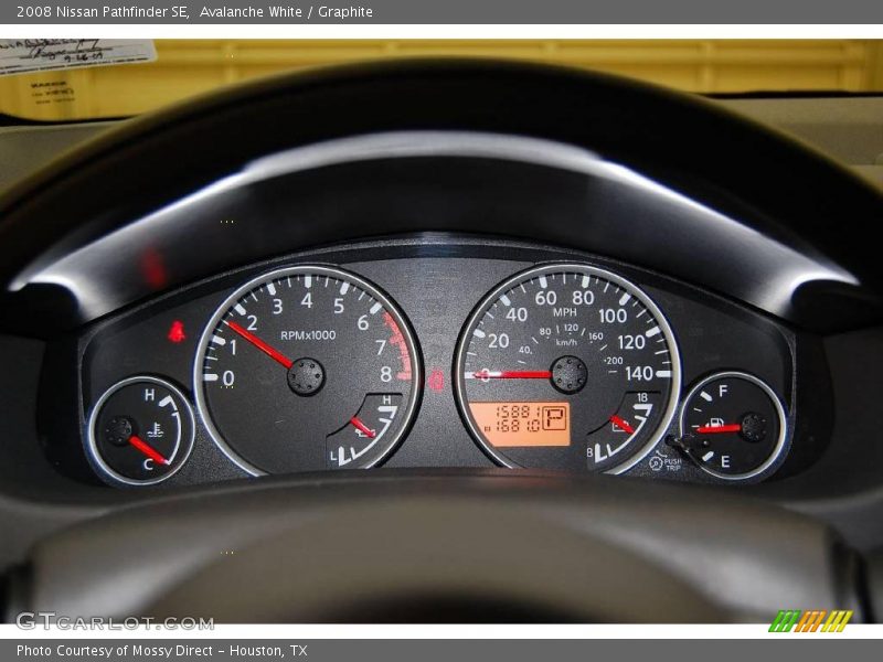 Avalanche White / Graphite 2008 Nissan Pathfinder SE