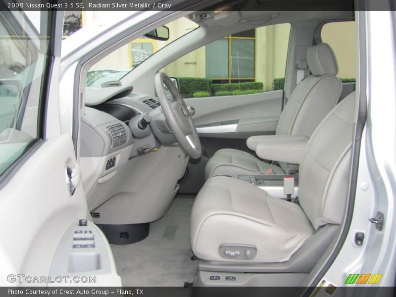 Radiant Silver Metallic / Gray 2008 Nissan Quest 3.5 SE