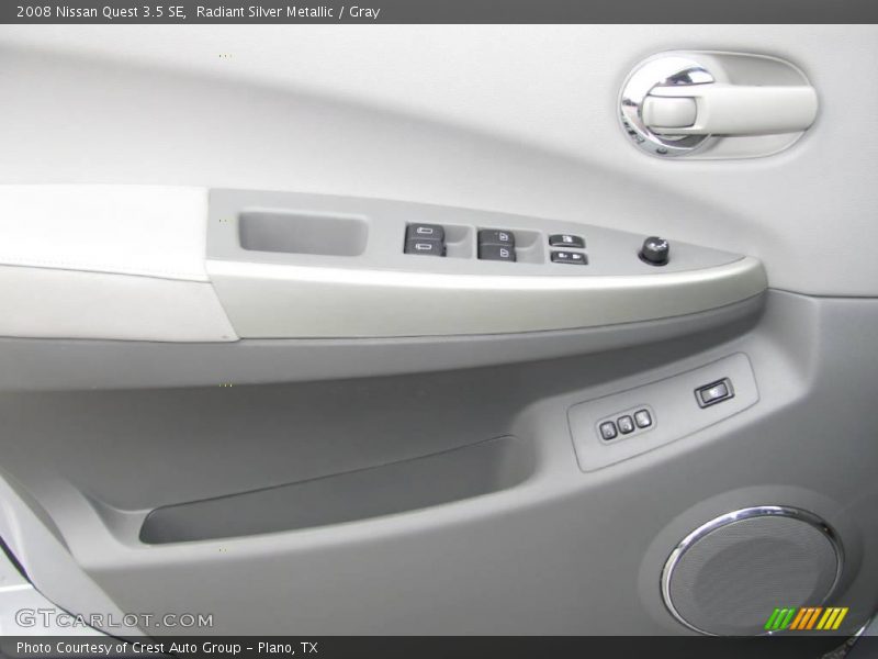 Radiant Silver Metallic / Gray 2008 Nissan Quest 3.5 SE
