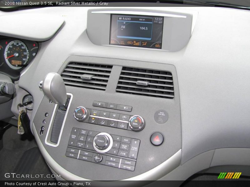 Radiant Silver Metallic / Gray 2008 Nissan Quest 3.5 SE
