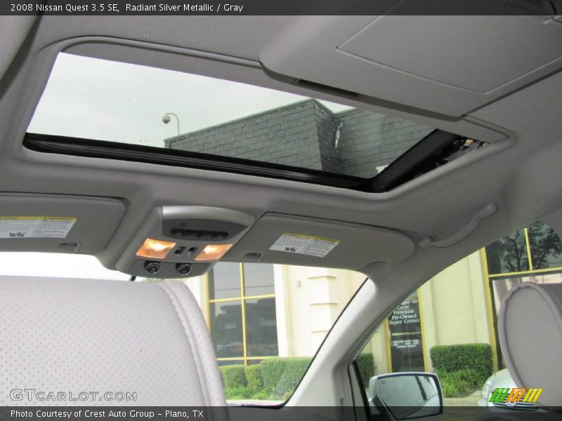 Radiant Silver Metallic / Gray 2008 Nissan Quest 3.5 SE