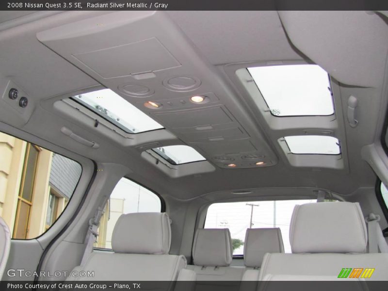 Radiant Silver Metallic / Gray 2008 Nissan Quest 3.5 SE