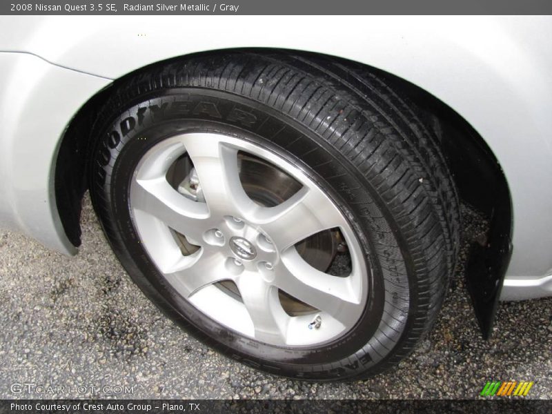 Radiant Silver Metallic / Gray 2008 Nissan Quest 3.5 SE