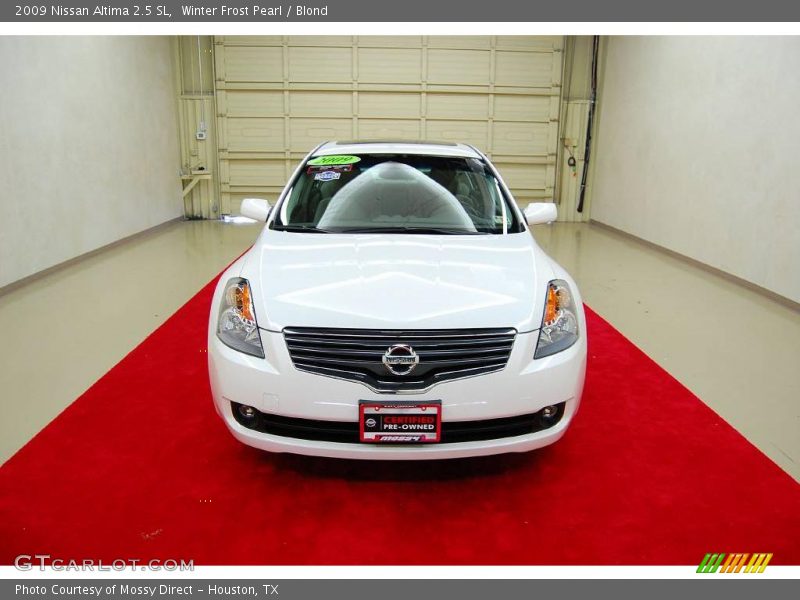 Winter Frost Pearl / Blond 2009 Nissan Altima 2.5 SL