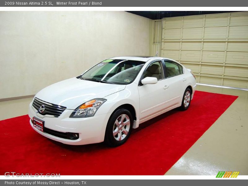 Winter Frost Pearl / Blond 2009 Nissan Altima 2.5 SL