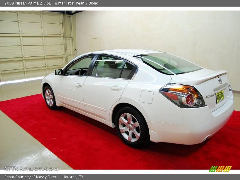 Winter Frost Pearl / Blond 2009 Nissan Altima 2.5 SL