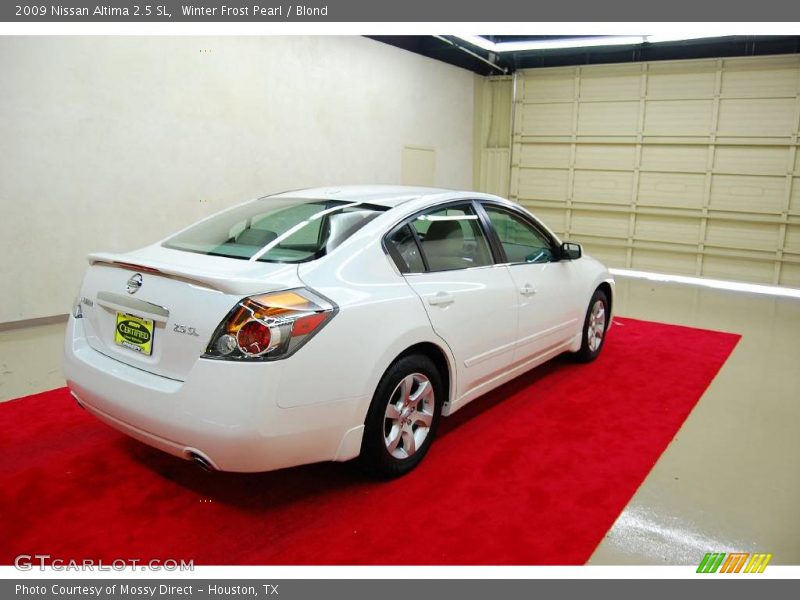 Winter Frost Pearl / Blond 2009 Nissan Altima 2.5 SL