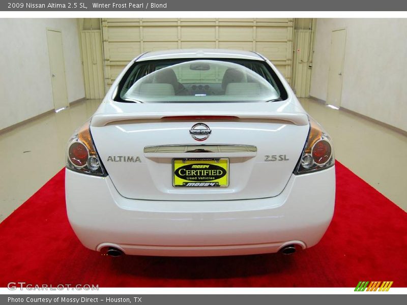Winter Frost Pearl / Blond 2009 Nissan Altima 2.5 SL