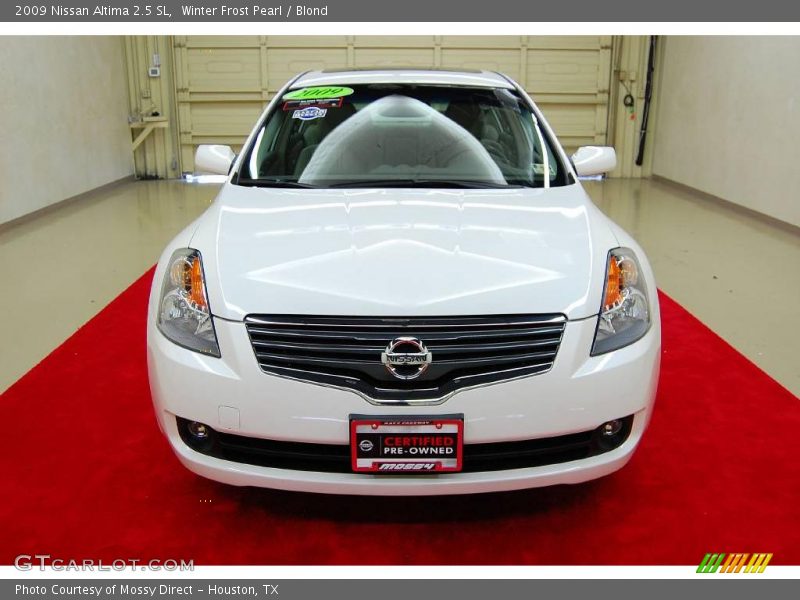 Winter Frost Pearl / Blond 2009 Nissan Altima 2.5 SL