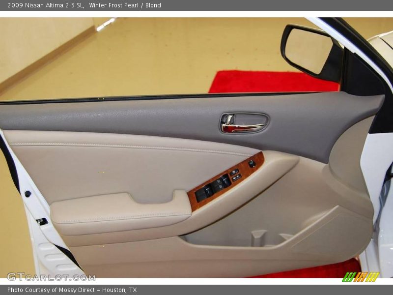 Winter Frost Pearl / Blond 2009 Nissan Altima 2.5 SL