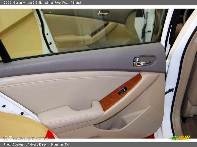 Winter Frost Pearl / Blond 2009 Nissan Altima 2.5 SL