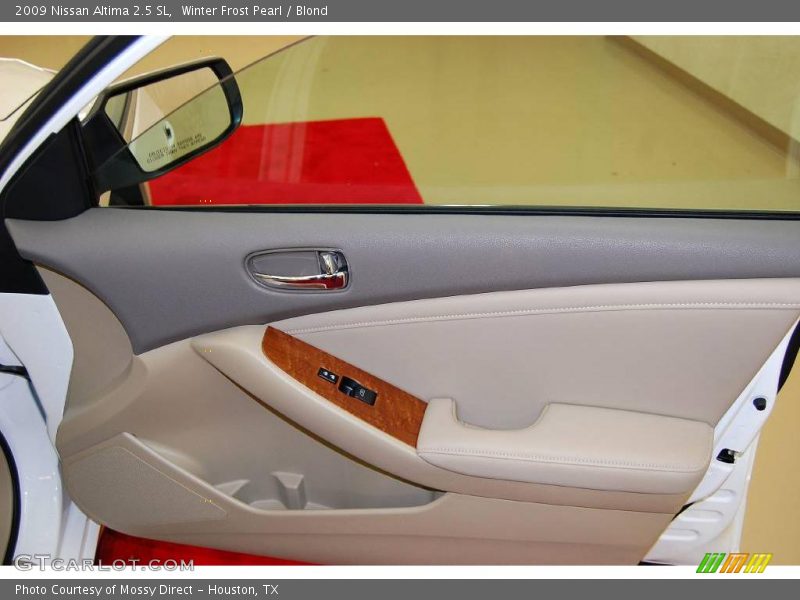 Winter Frost Pearl / Blond 2009 Nissan Altima 2.5 SL