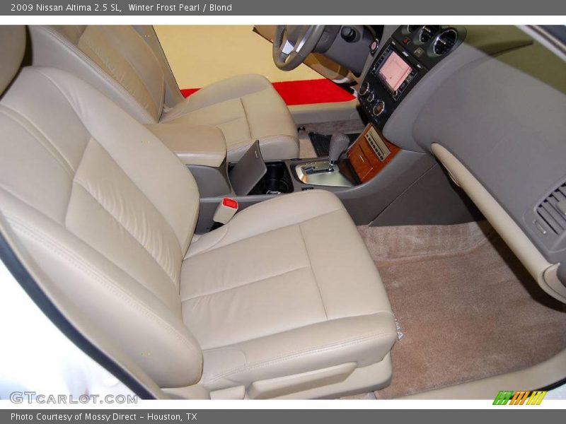 Winter Frost Pearl / Blond 2009 Nissan Altima 2.5 SL