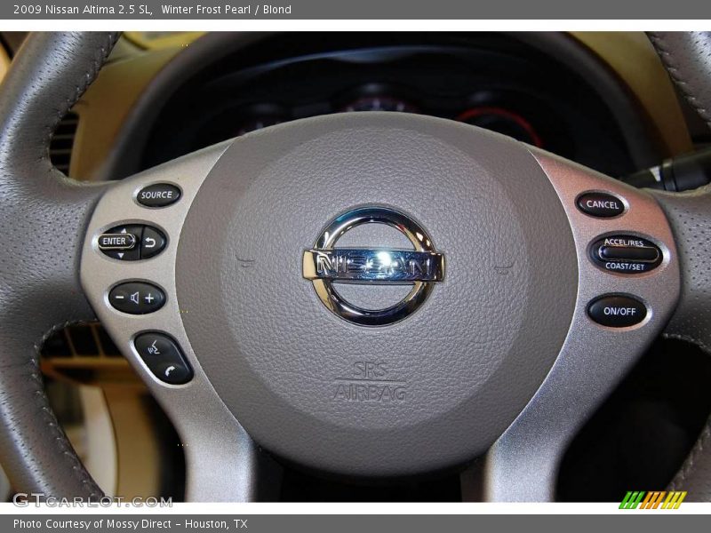 Winter Frost Pearl / Blond 2009 Nissan Altima 2.5 SL