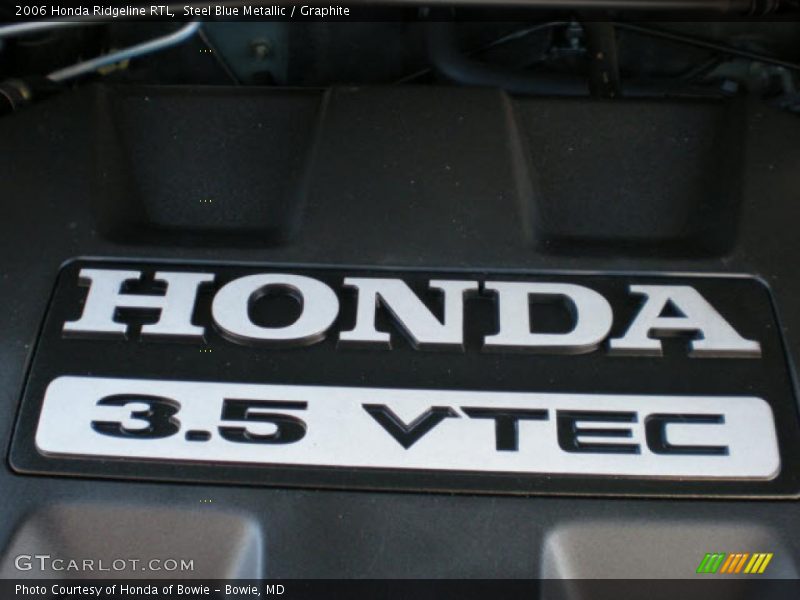 Steel Blue Metallic / Graphite 2006 Honda Ridgeline RTL