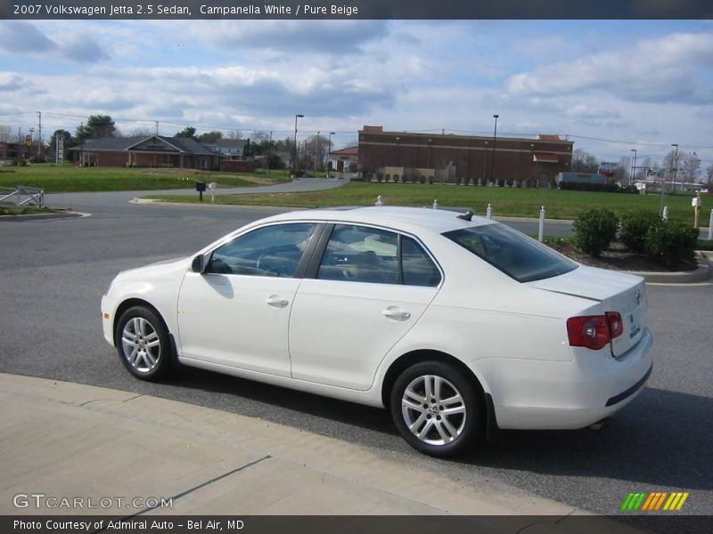 Campanella White / Pure Beige 2007 Volkswagen Jetta 2.5 Sedan