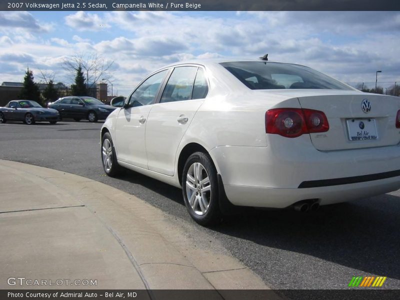 Campanella White / Pure Beige 2007 Volkswagen Jetta 2.5 Sedan