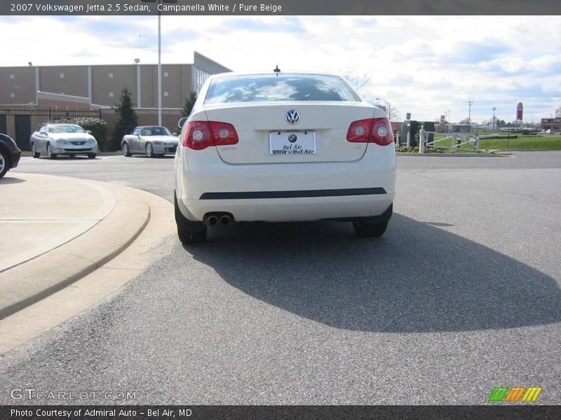 Campanella White / Pure Beige 2007 Volkswagen Jetta 2.5 Sedan