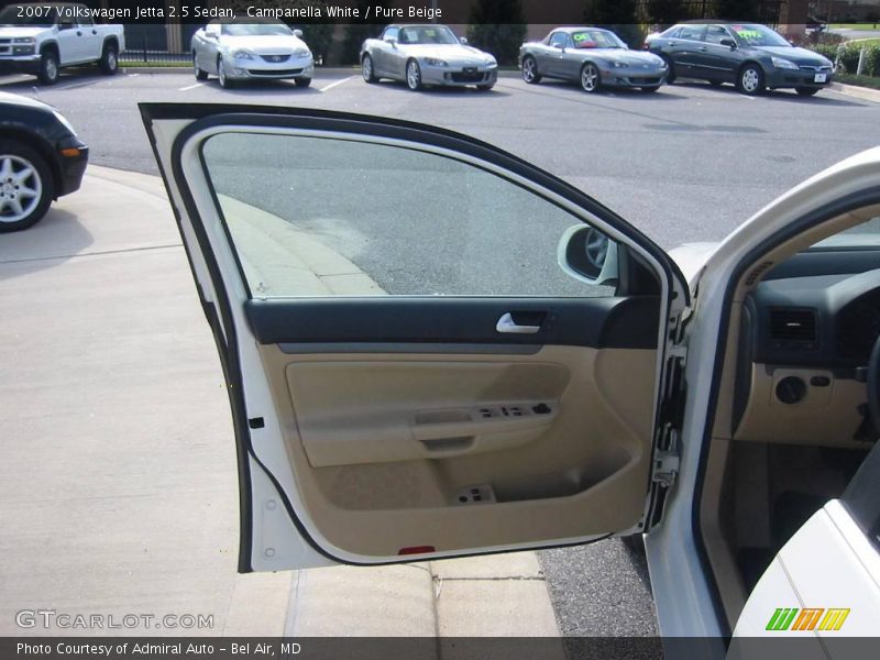 Campanella White / Pure Beige 2007 Volkswagen Jetta 2.5 Sedan