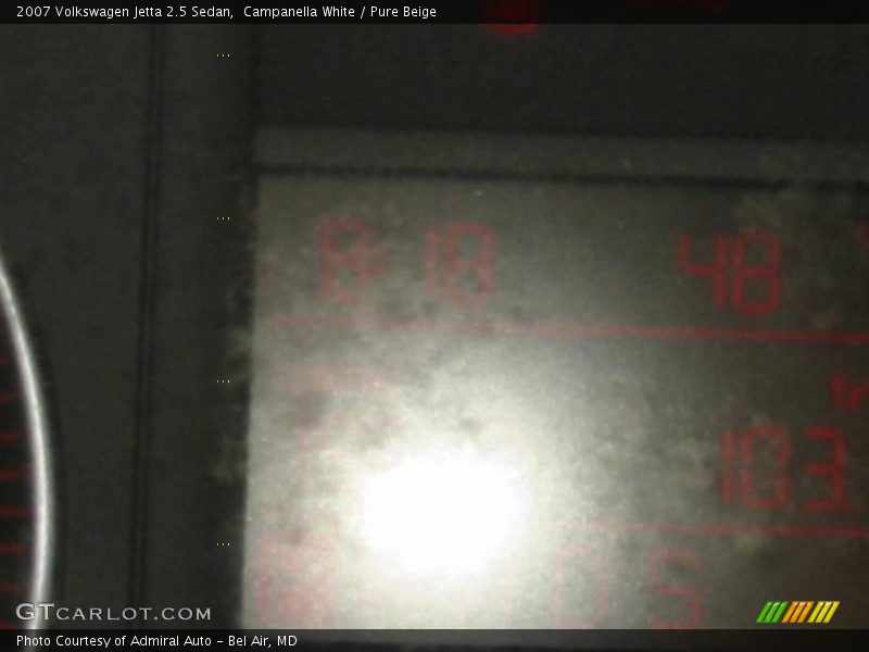 Campanella White / Pure Beige 2007 Volkswagen Jetta 2.5 Sedan