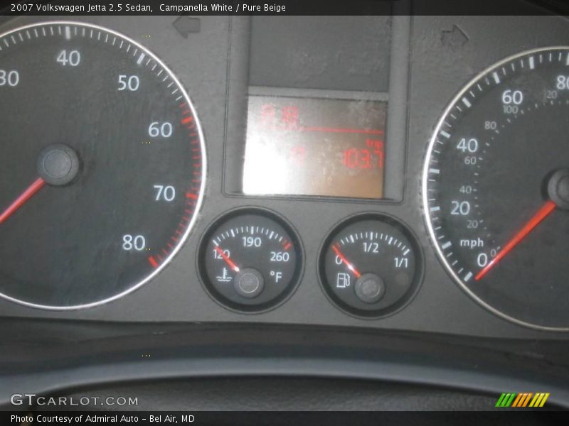 Campanella White / Pure Beige 2007 Volkswagen Jetta 2.5 Sedan
