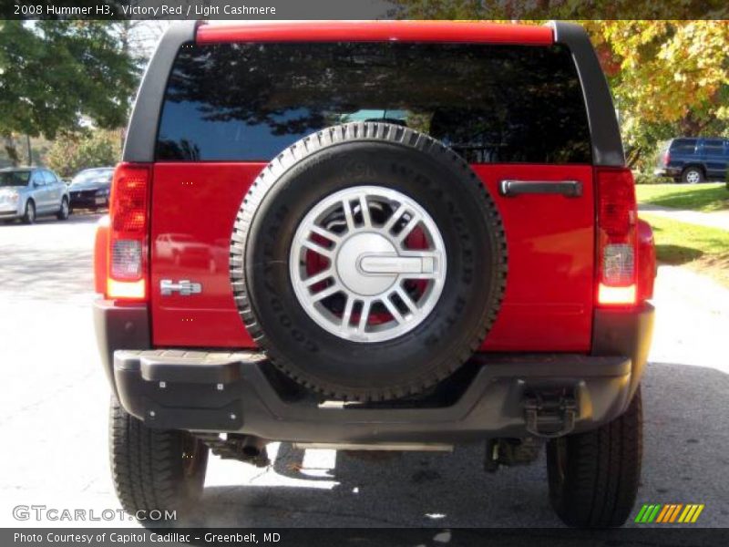 Victory Red / Light Cashmere 2008 Hummer H3