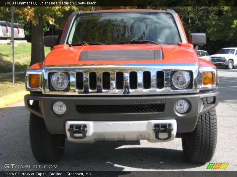 Solar Flare Metallic / Ebony Black 2008 Hummer H3