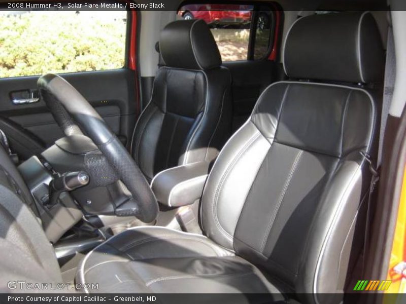 Solar Flare Metallic / Ebony Black 2008 Hummer H3