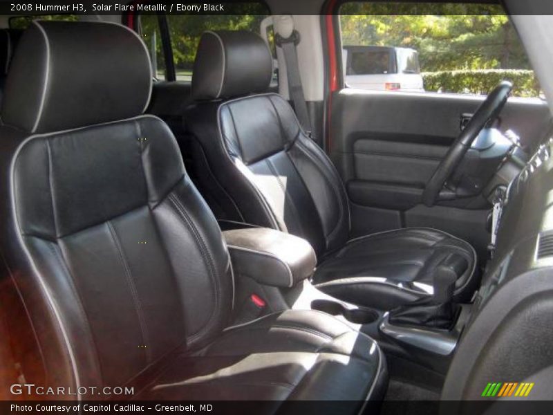 Solar Flare Metallic / Ebony Black 2008 Hummer H3
