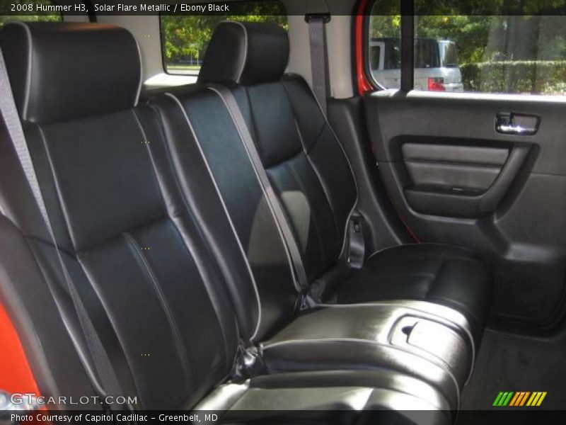 Solar Flare Metallic / Ebony Black 2008 Hummer H3