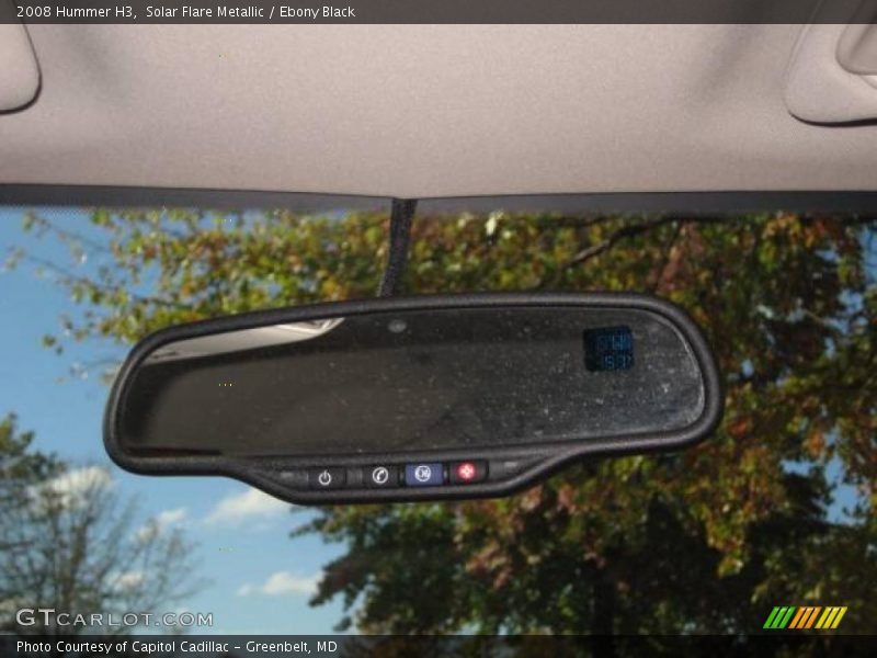 Solar Flare Metallic / Ebony Black 2008 Hummer H3