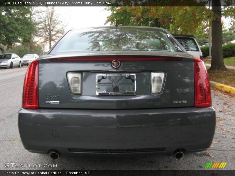 Thunder Gray ChromaFlair / Light Gray 2008 Cadillac STS V8