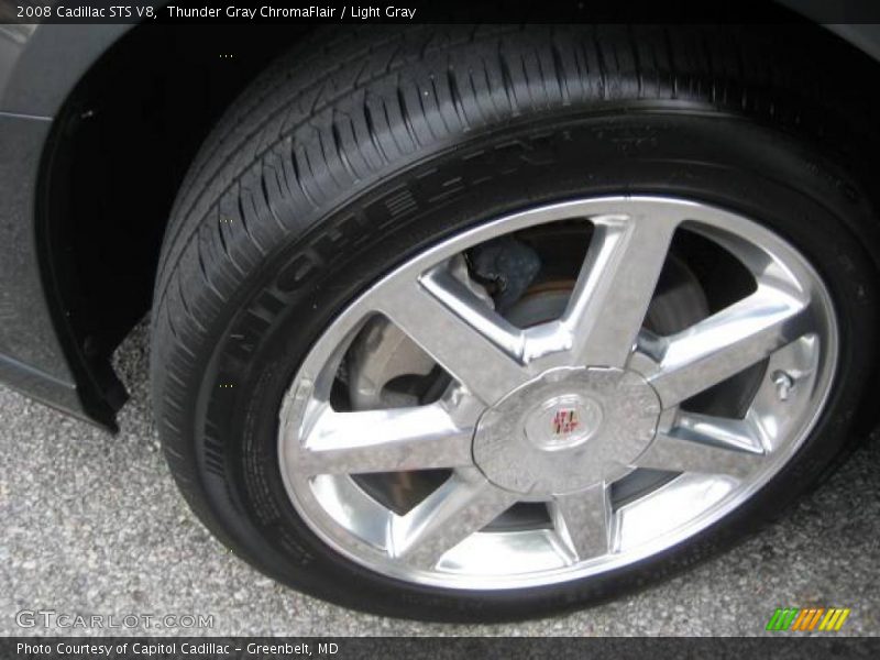 Thunder Gray ChromaFlair / Light Gray 2008 Cadillac STS V8