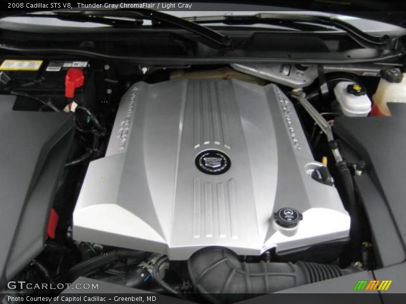 Thunder Gray ChromaFlair / Light Gray 2008 Cadillac STS V8