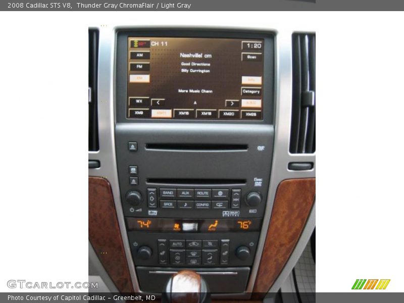 Thunder Gray ChromaFlair / Light Gray 2008 Cadillac STS V8