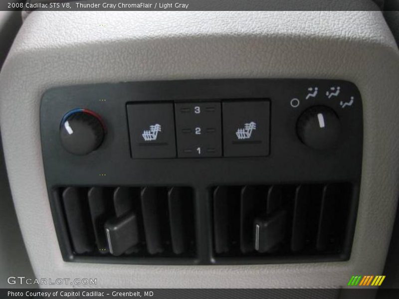 Thunder Gray ChromaFlair / Light Gray 2008 Cadillac STS V8