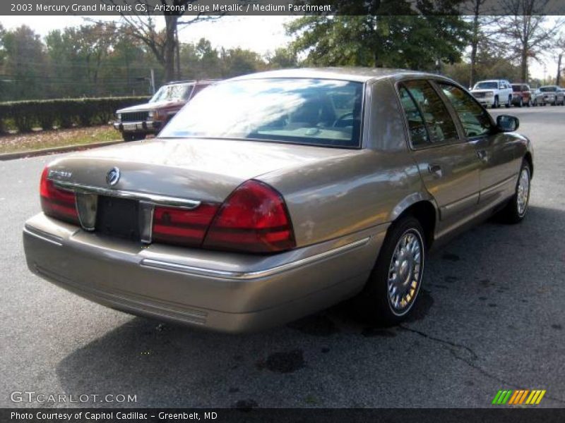 Arizona Beige Metallic / Medium Parchment 2003 Mercury Grand Marquis GS