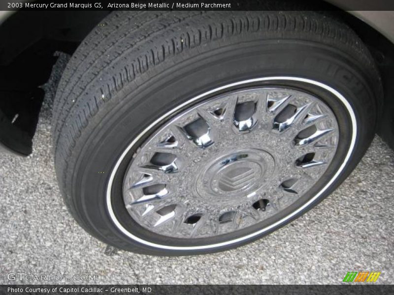 Arizona Beige Metallic / Medium Parchment 2003 Mercury Grand Marquis GS