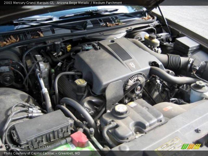 Arizona Beige Metallic / Medium Parchment 2003 Mercury Grand Marquis GS