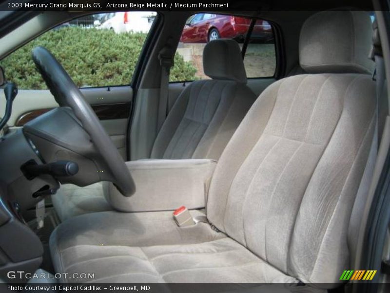 Arizona Beige Metallic / Medium Parchment 2003 Mercury Grand Marquis GS