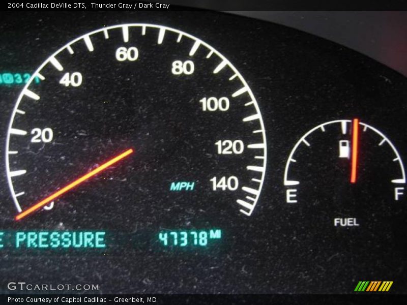 Thunder Gray / Dark Gray 2004 Cadillac DeVille DTS
