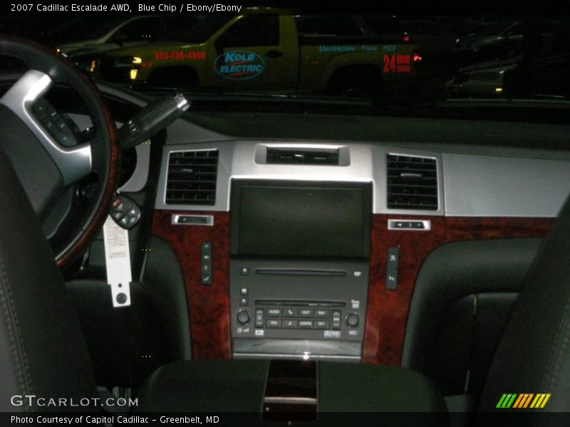 Blue Chip / Ebony/Ebony 2007 Cadillac Escalade AWD