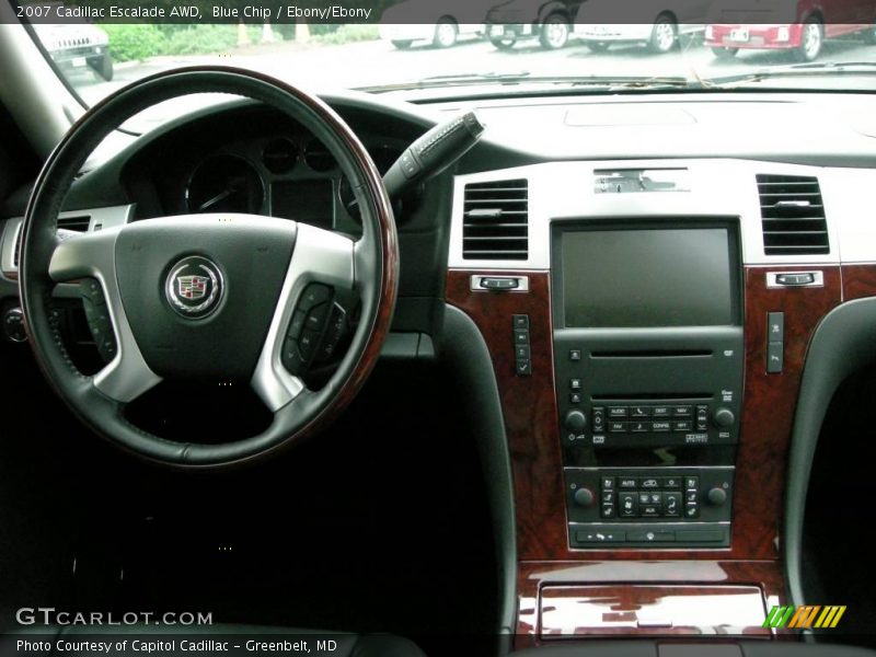 Blue Chip / Ebony/Ebony 2007 Cadillac Escalade AWD