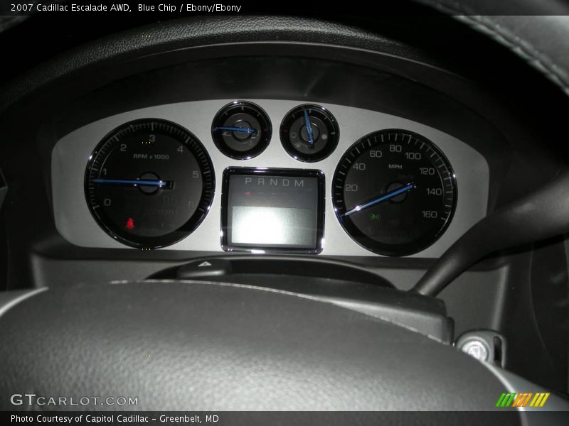 Blue Chip / Ebony/Ebony 2007 Cadillac Escalade AWD