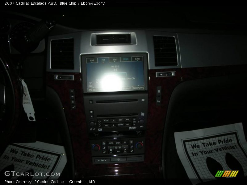 Blue Chip / Ebony/Ebony 2007 Cadillac Escalade AWD
