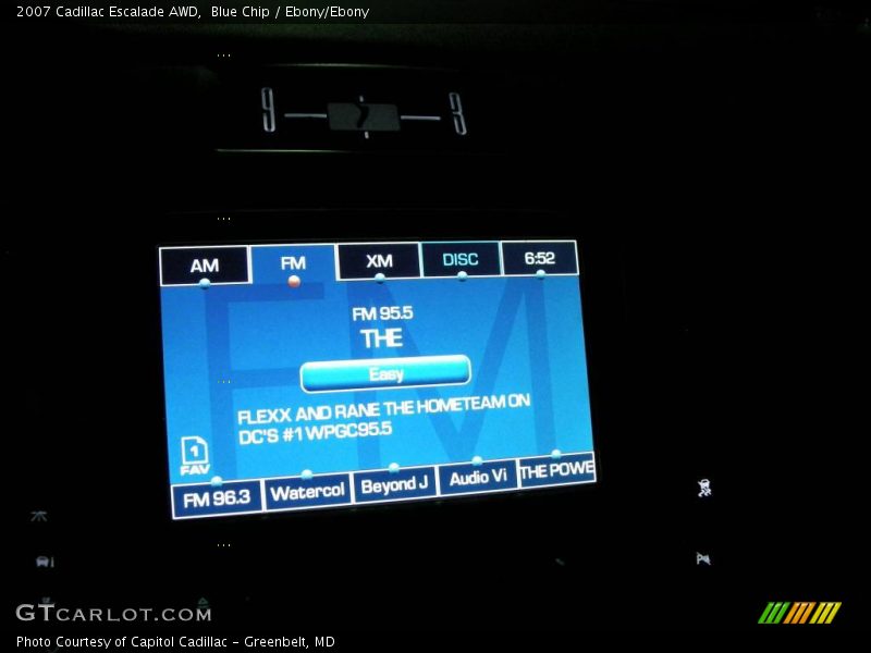 Blue Chip / Ebony/Ebony 2007 Cadillac Escalade AWD