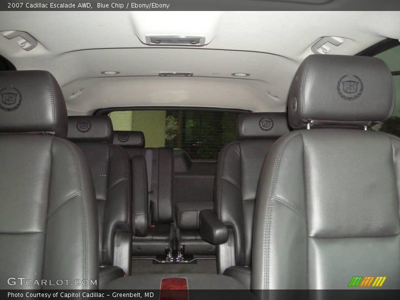 Blue Chip / Ebony/Ebony 2007 Cadillac Escalade AWD