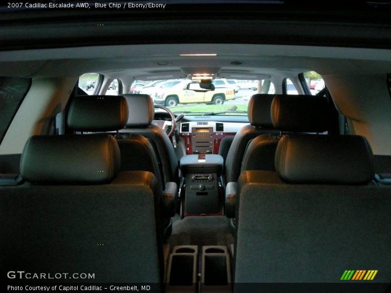 Blue Chip / Ebony/Ebony 2007 Cadillac Escalade AWD