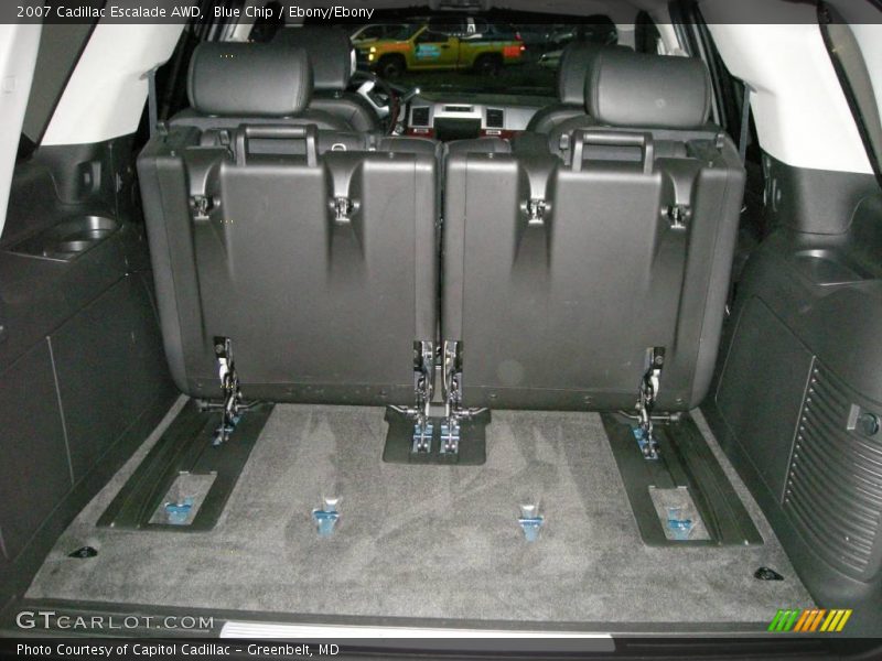 Blue Chip / Ebony/Ebony 2007 Cadillac Escalade AWD