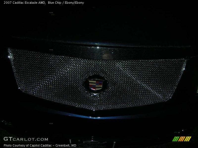 Blue Chip / Ebony/Ebony 2007 Cadillac Escalade AWD